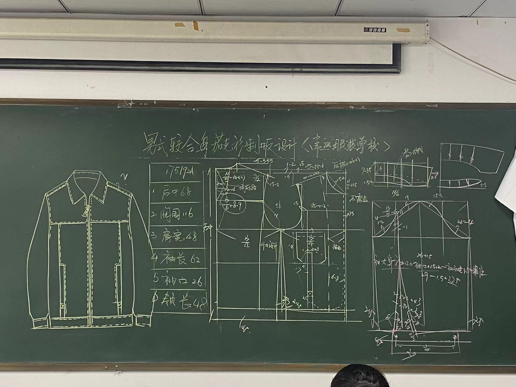 男装,较合身,夹克衫,制版设计