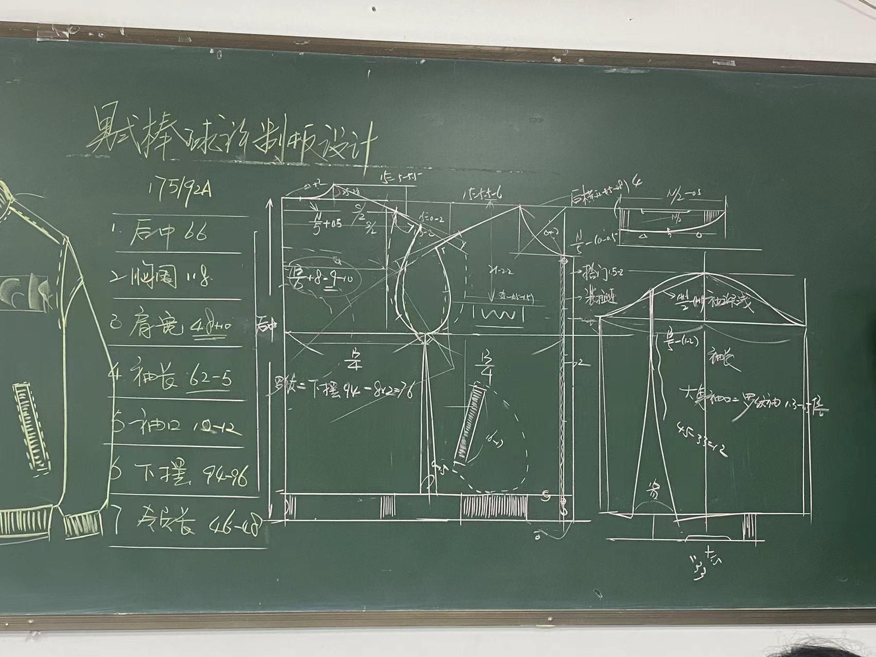 男装,棒球衫,罗纹领,中式立领,罗纹袖口,螺纹下摆,设计制版