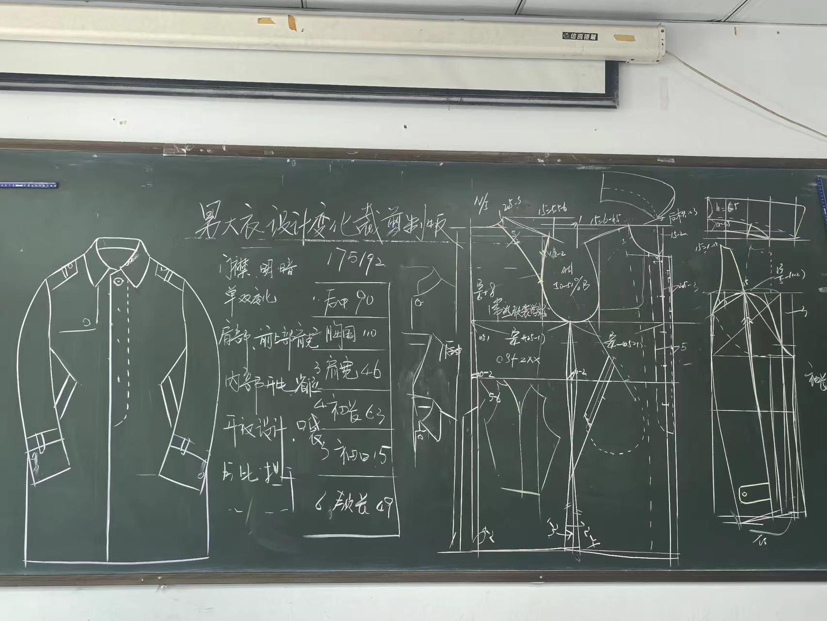 男士,大衣,设计,变化,裁剪,制版